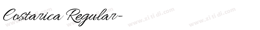 Costarica Regular字体转换
